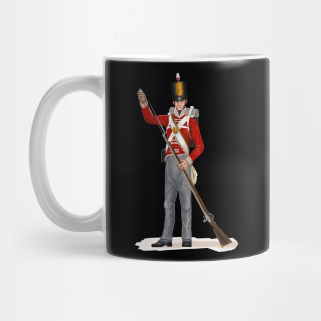 British Napoleonic Infantry (48th Regiment) by BearCaveDesigns